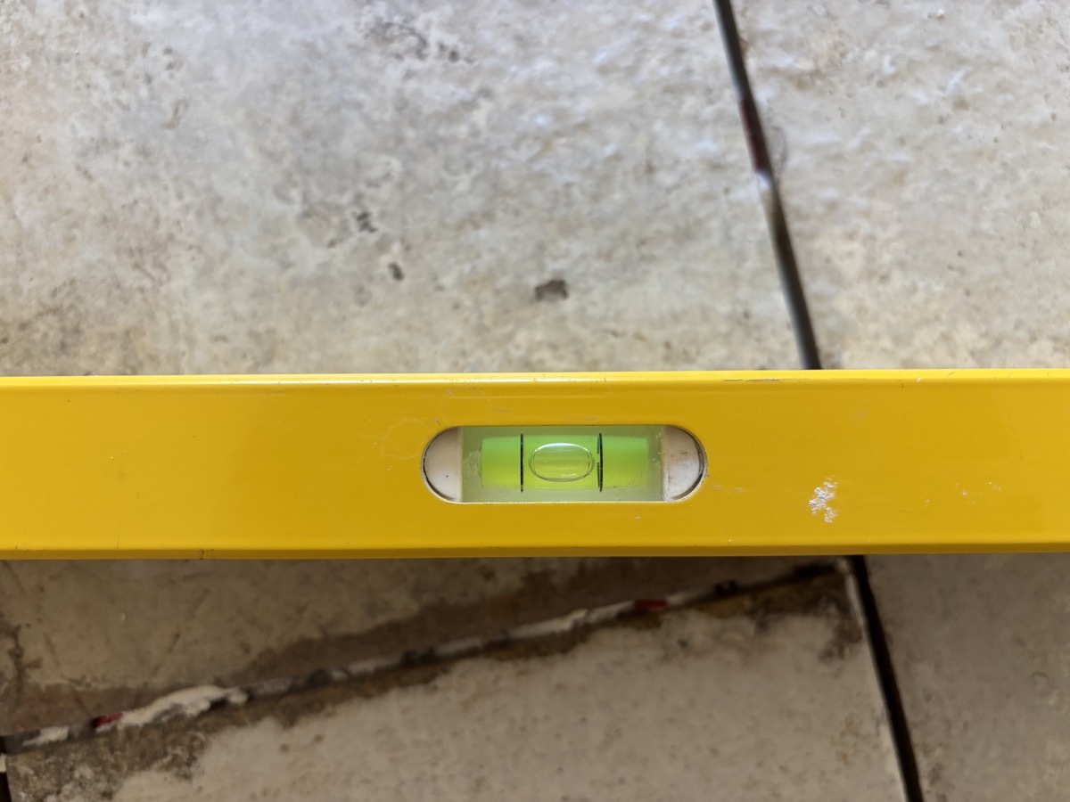 Perfectly level floor tile installation Rancho Cordova expert work